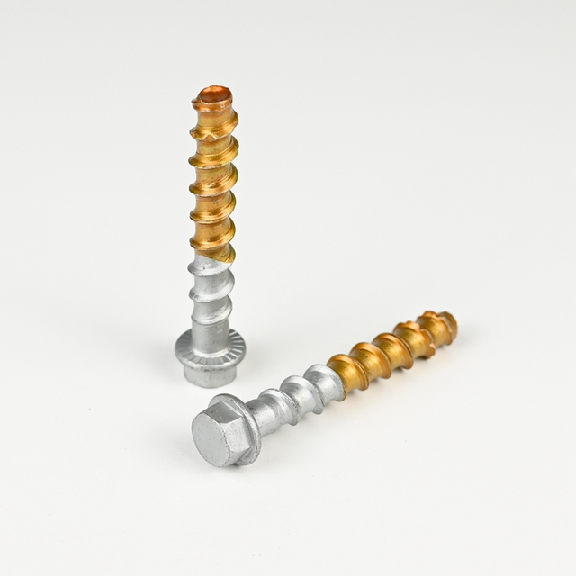 Биметаллический анкер для бетонных винтов SUS316 с шестигранной головкой и шайбой 3/8-7,7X3 дюйма