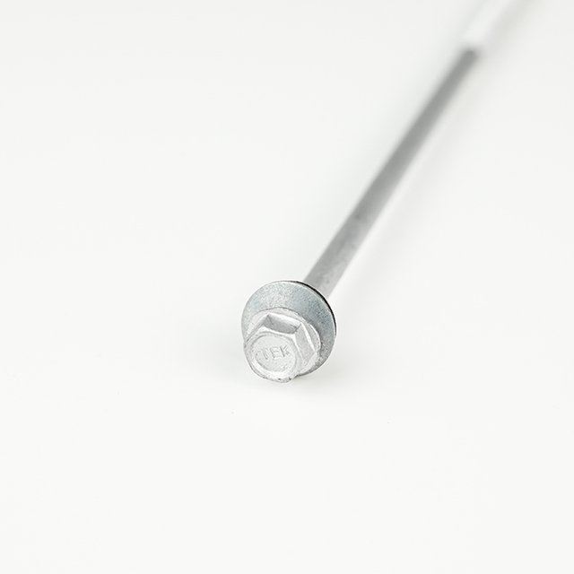 SUS410 Самосверлящий винт с шестигранной шайбой и полурезьбой ST6.3-20*180