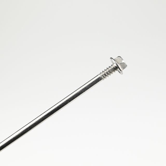 SUS410 Самосверлящий винт с шестигранной шайбой и двойной резьбой ST6.3-20*230