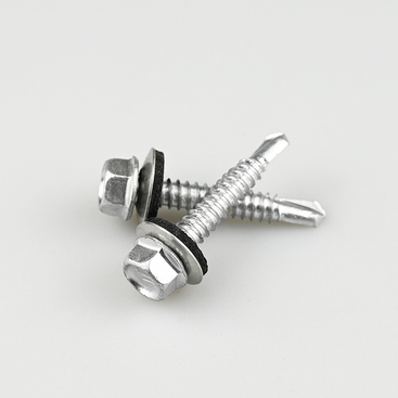 SUS316 Самосверлящий винт с шестигранной головкой и шайбой ST6.3-14*38