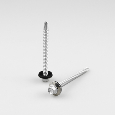 Биметаллический саморез из нержавеющей стали 304 с шестигранной головкой и фланцевой головкой 12#-14*68