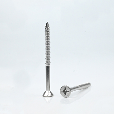 SUS316 Шуруп с плоской головкой Phillips и 3 ребрами 12#-11*70