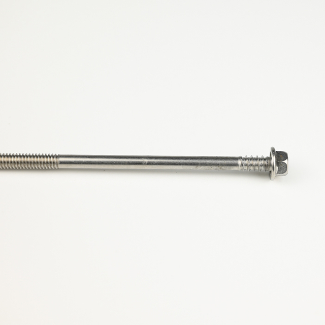 SUS410 Самосверлящий винт с шестигранной шайбой и двойной резьбой ST5.5-24*138, 5#