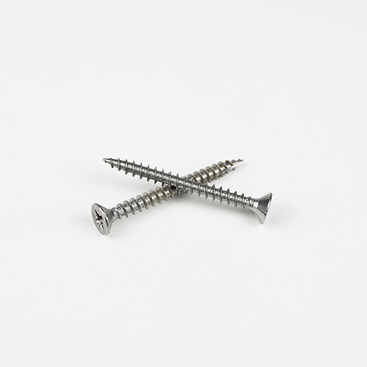 SUS316 Двойной Pozi с плоской головкой и 6 ребрами Винт для ДСП T-17 M6-2,6*60